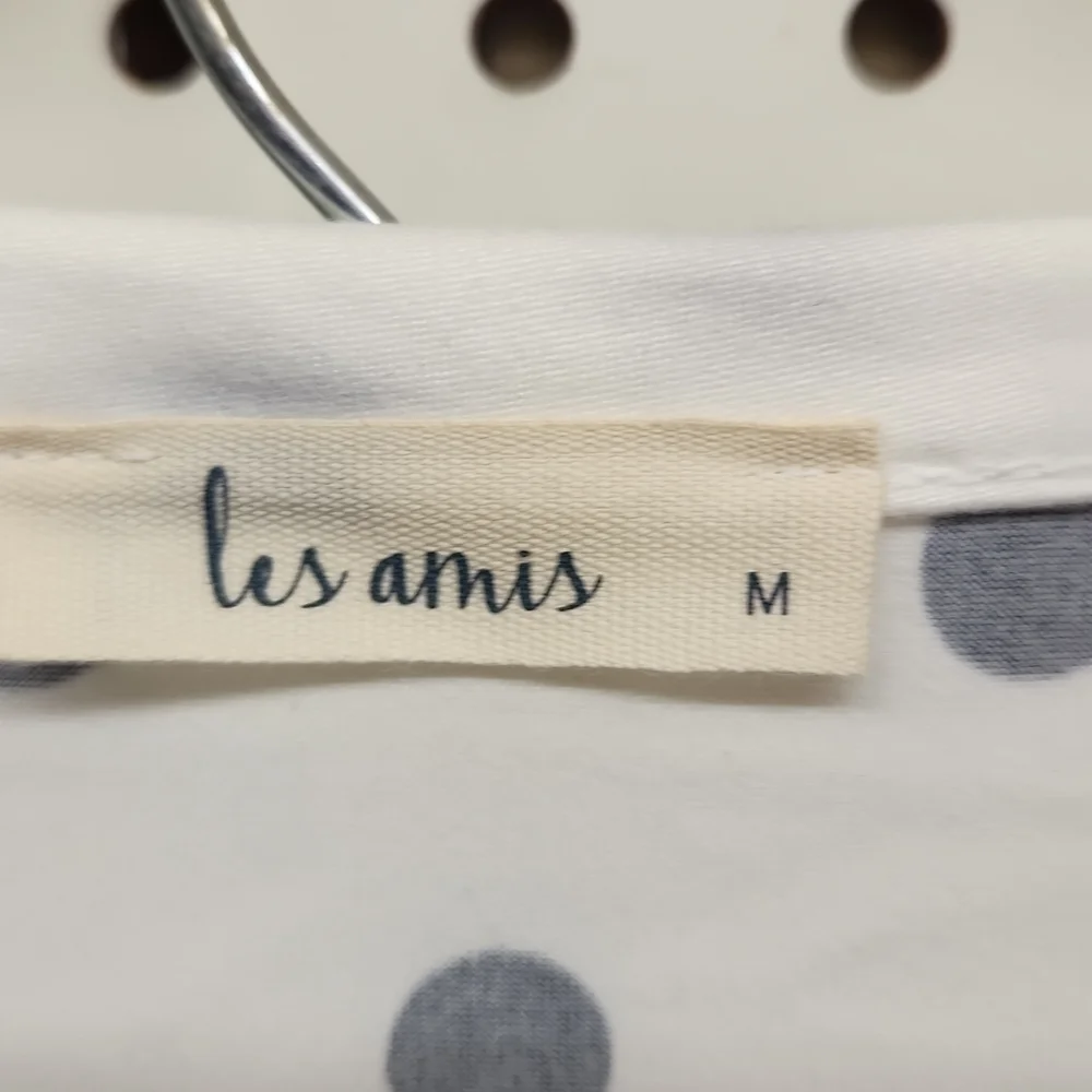 LES Amis size med polka dots top NWOT ruffle bottom - Picture 3 of 3